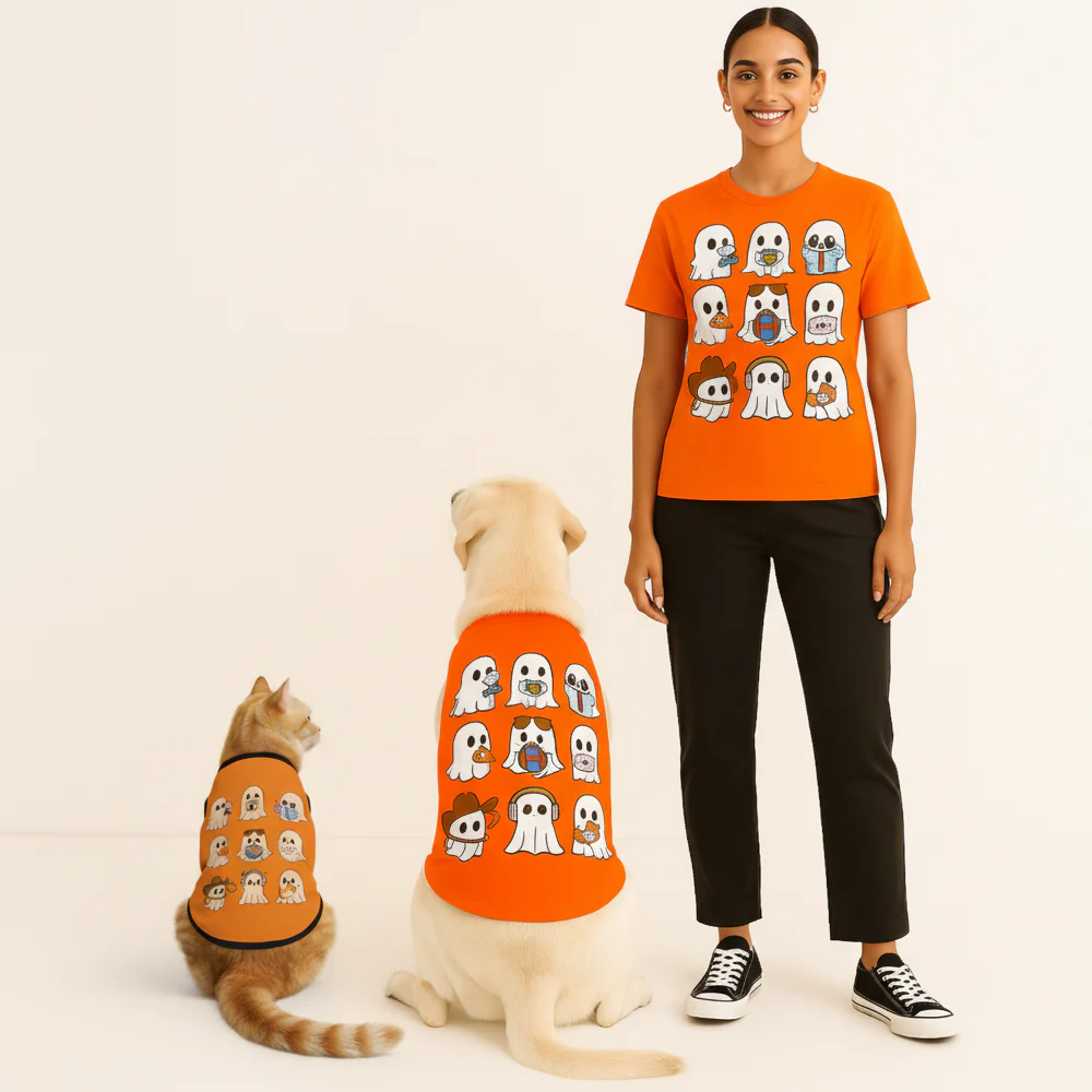 Peekaboo Cotton T Shirt for Men and Women - Image 3