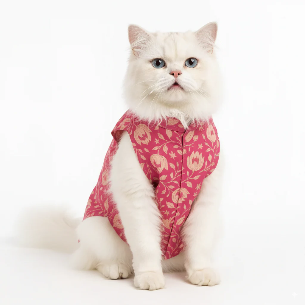 Skatrs Petal Charm Kurta for Dogs and Cats (Pink) - Image 2
