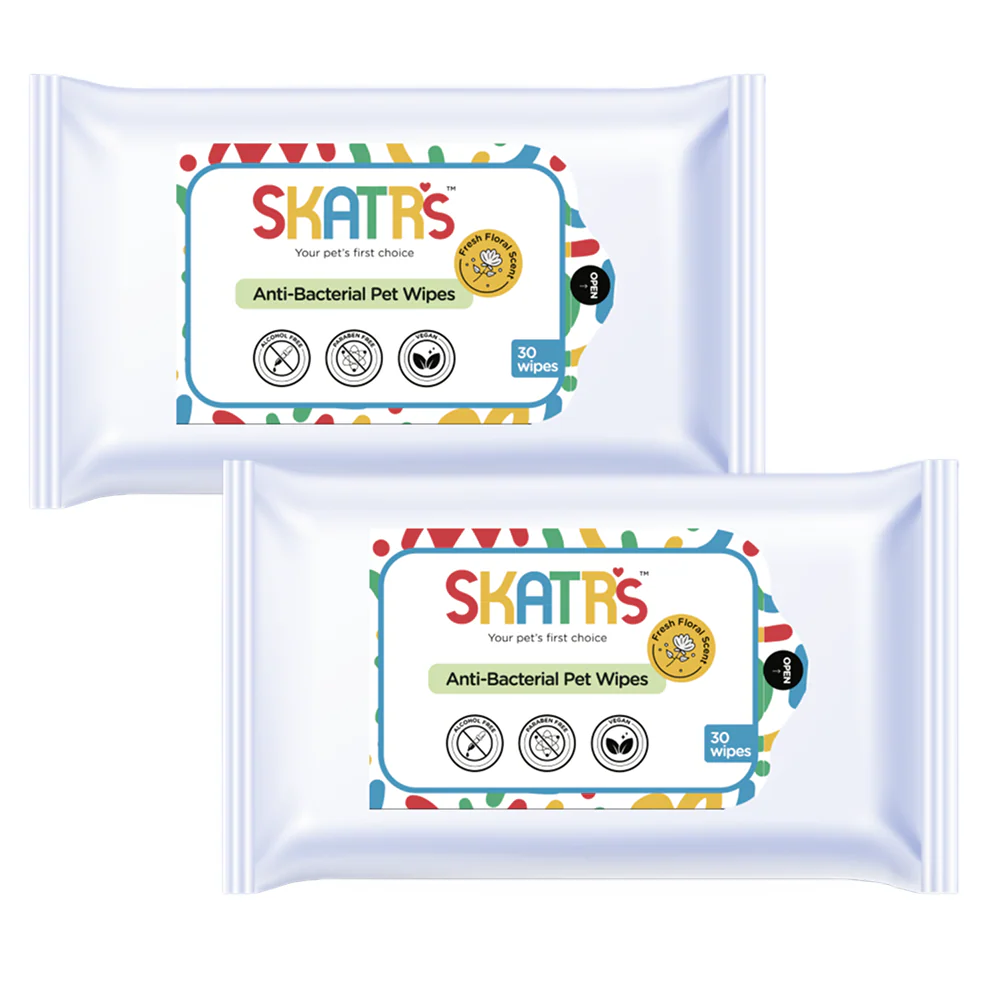 Skatrs Antibacterial Cleaning Wipes for Dogs and Cats - Image 4