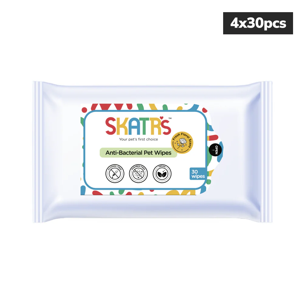 Skatrs Antibacterial Cleaning Wipes for Dogs and Cats - Image 5