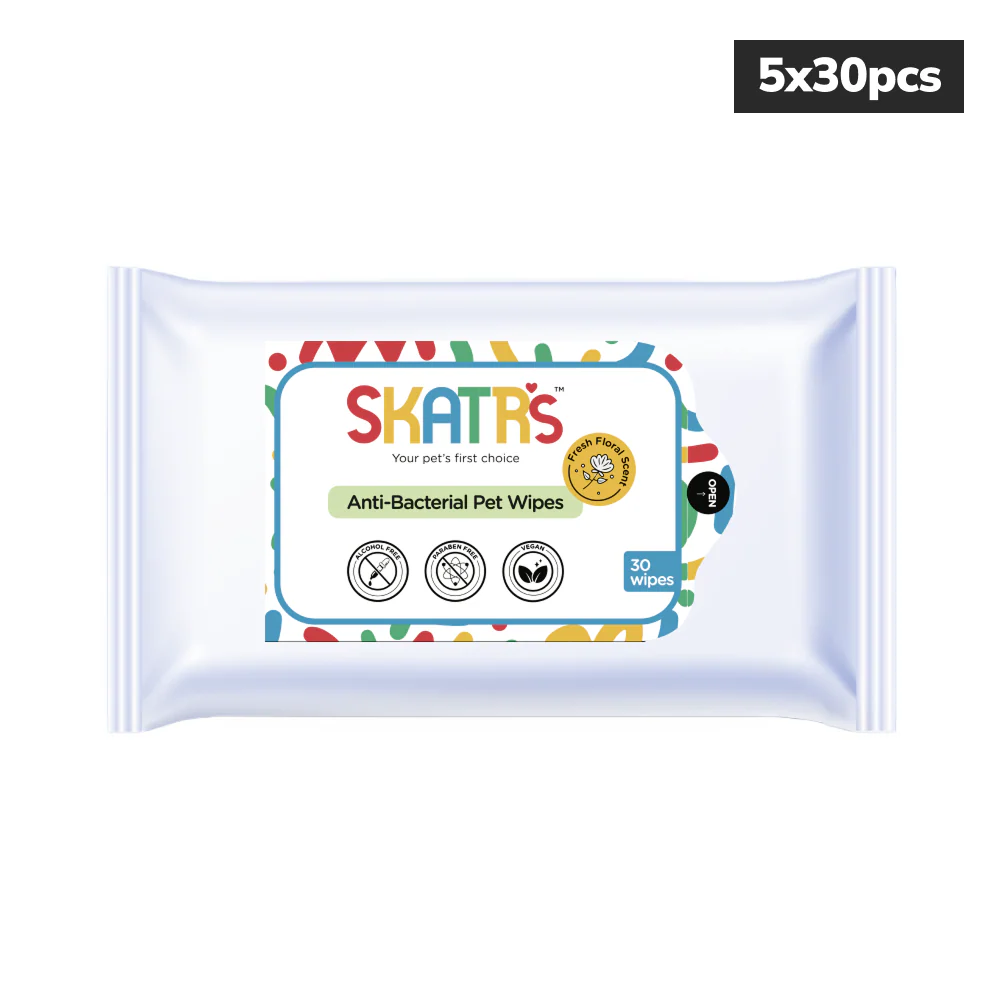 Skatrs Antibacterial Cleaning Wipes for Dogs and Cats - Image 6