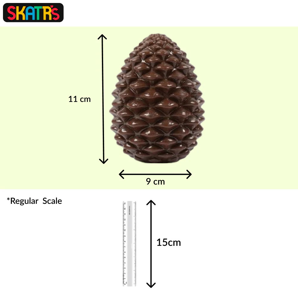 Skatrs Pinecone Treat Dispenser for Dogs (Brown) - Image 2