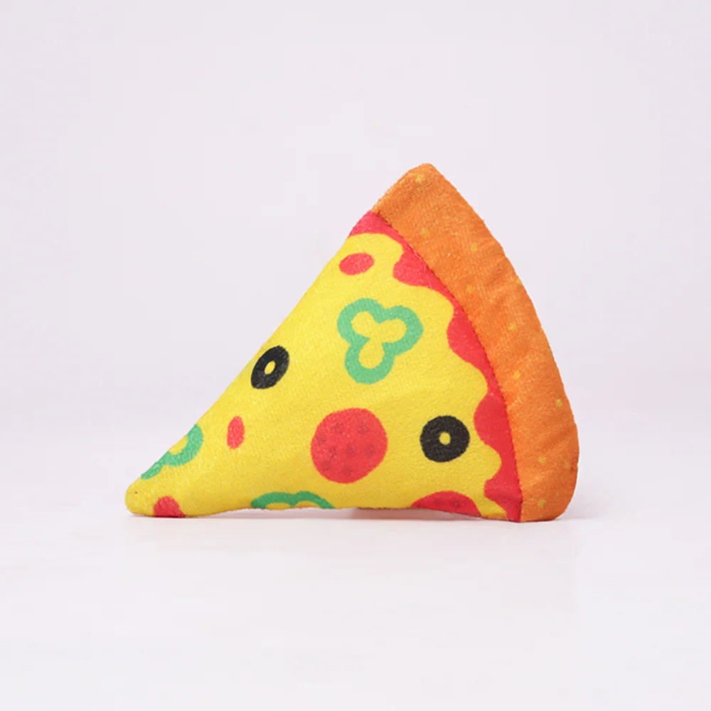Skatrs Pizza Plush Toy for Dogs - Image 3