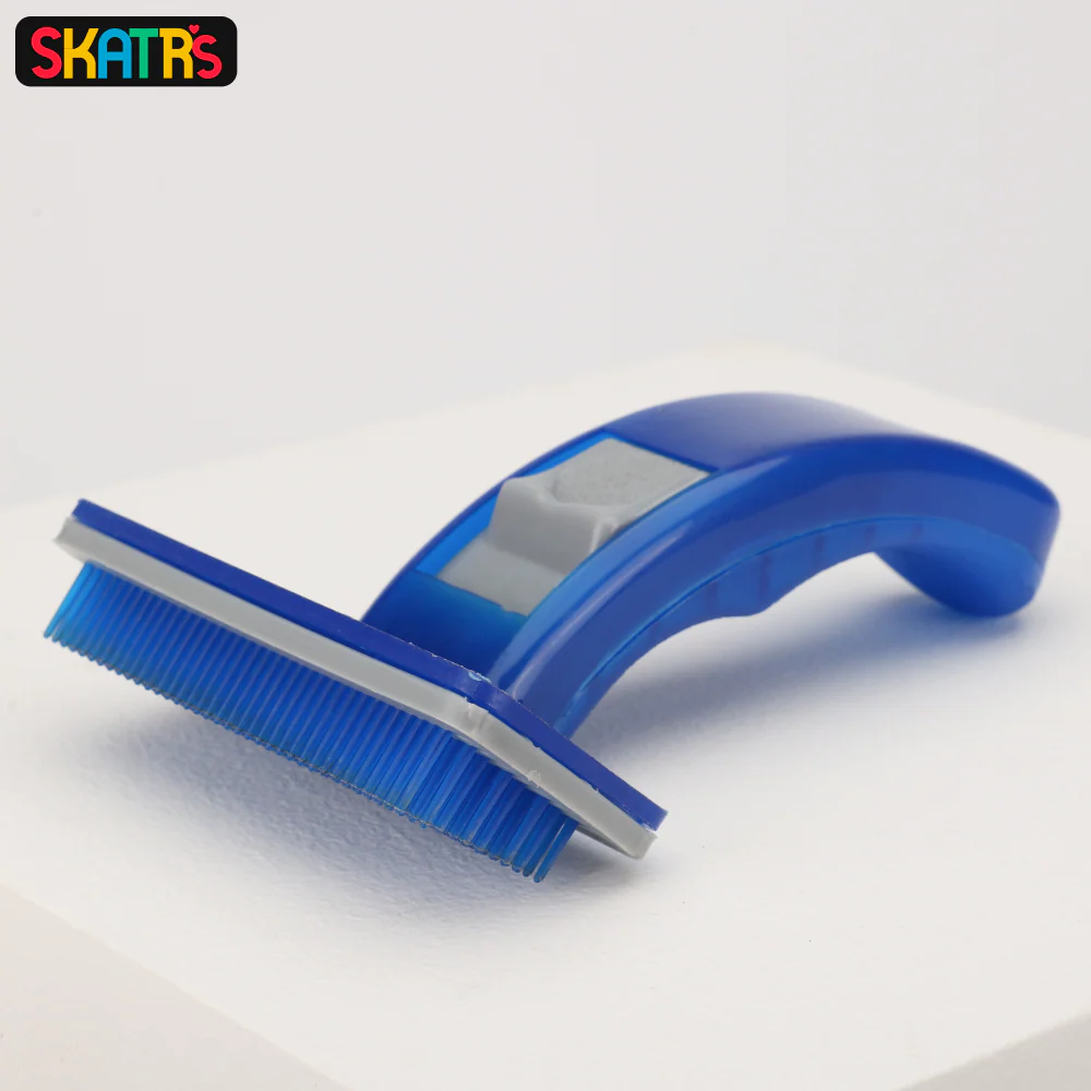 Skatrs Plastic Self Clean Slicker Brush for Dogs and Cats - Image 3
