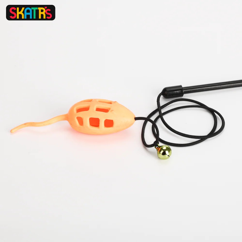 Skatrs Playing Wand with Mouse Toy for Cats - Image 4