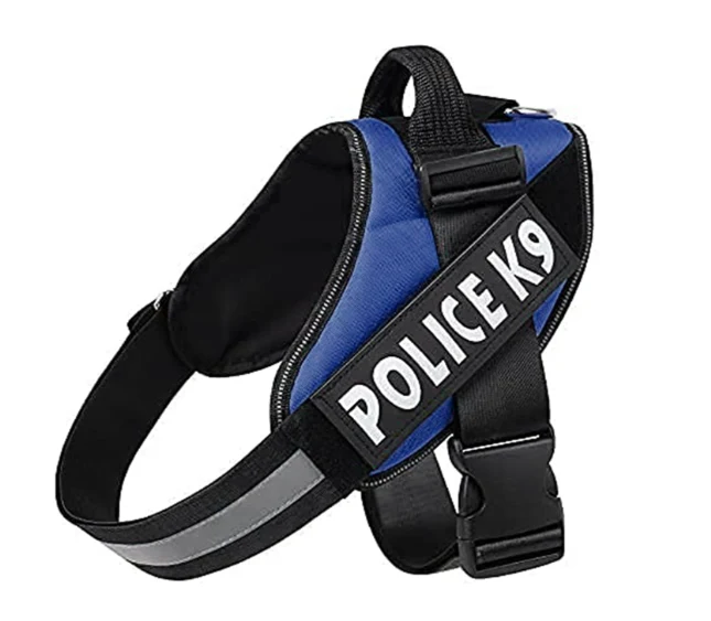 Skatrs Police K9 Harness for Dogs (Navy Blue) - Image 6