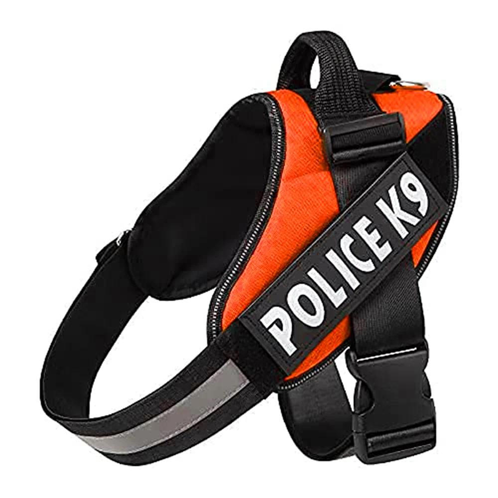 Skatrs Police K9 Harness for Dogs (Orange) - Image 3