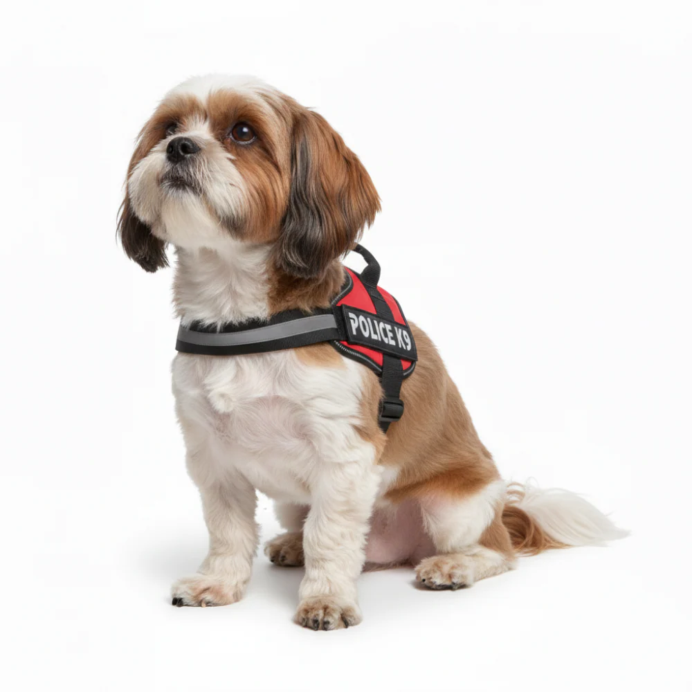 Skatrs Police K9 Harness for Dogs (Red) - Image 6