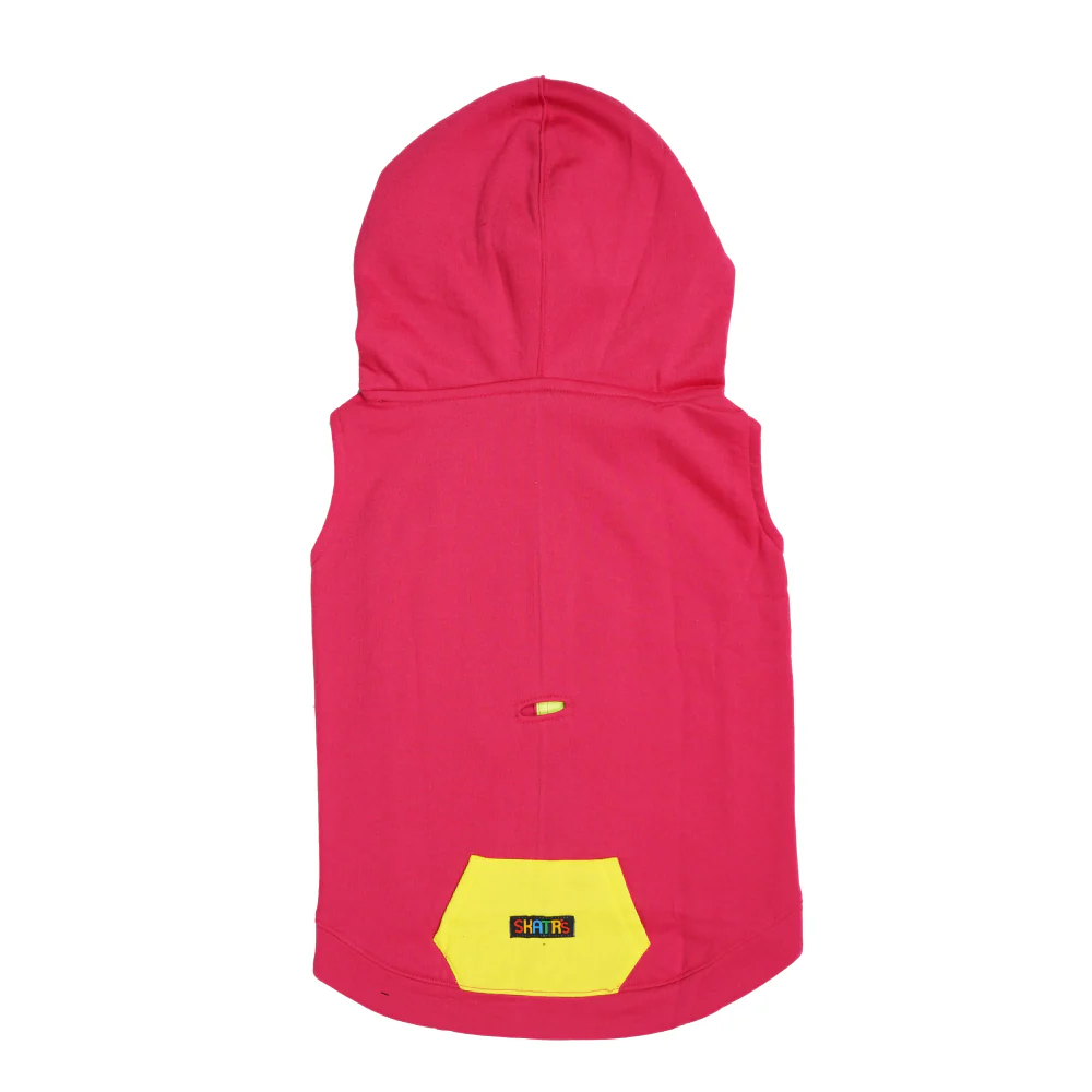 Skatrs Pop Breezy Hoodies with Pockets for Dogs and Cats (Pink) - Image 10