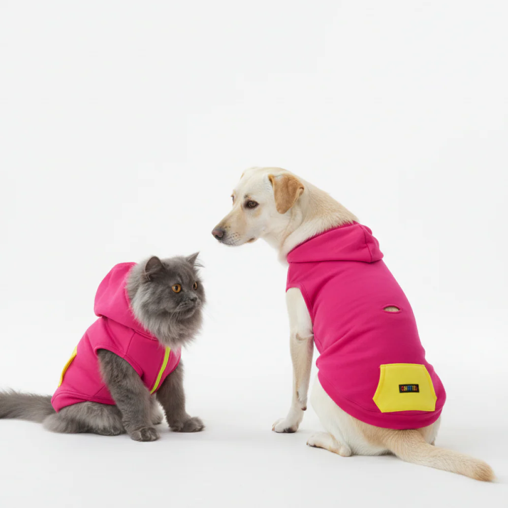 Skatrs Pop Breezy Hoodies with Pockets for Dogs and Cats (Pink) - Image 13