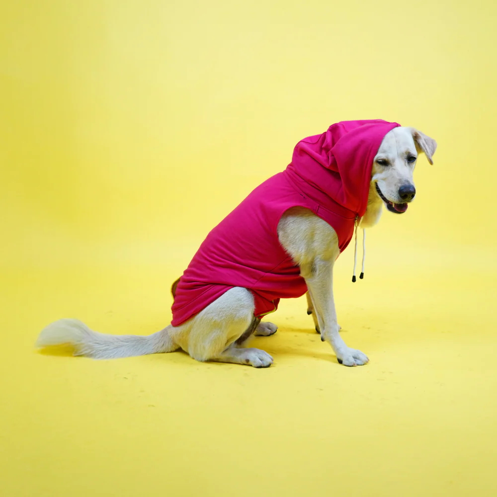 Skatrs Pop Breezy Hoodies with Pockets for Dogs and Cats (Pink) - Image 9