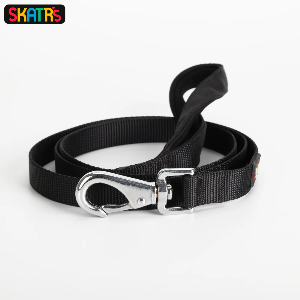 Skatrs Premium Leash for Dogs and Cats (Black) - Image 3