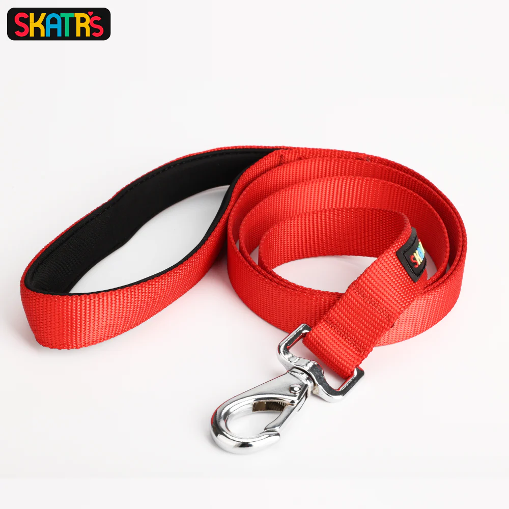 Skatrs Premium Leash for Dogs and Cats (Red) - Image 4