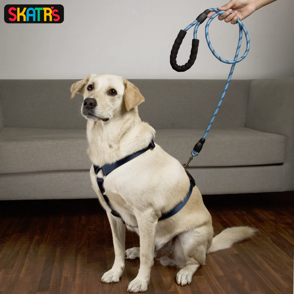 Skatrs Premium H Harness for Dogs (Midnight Blue) - Image 5