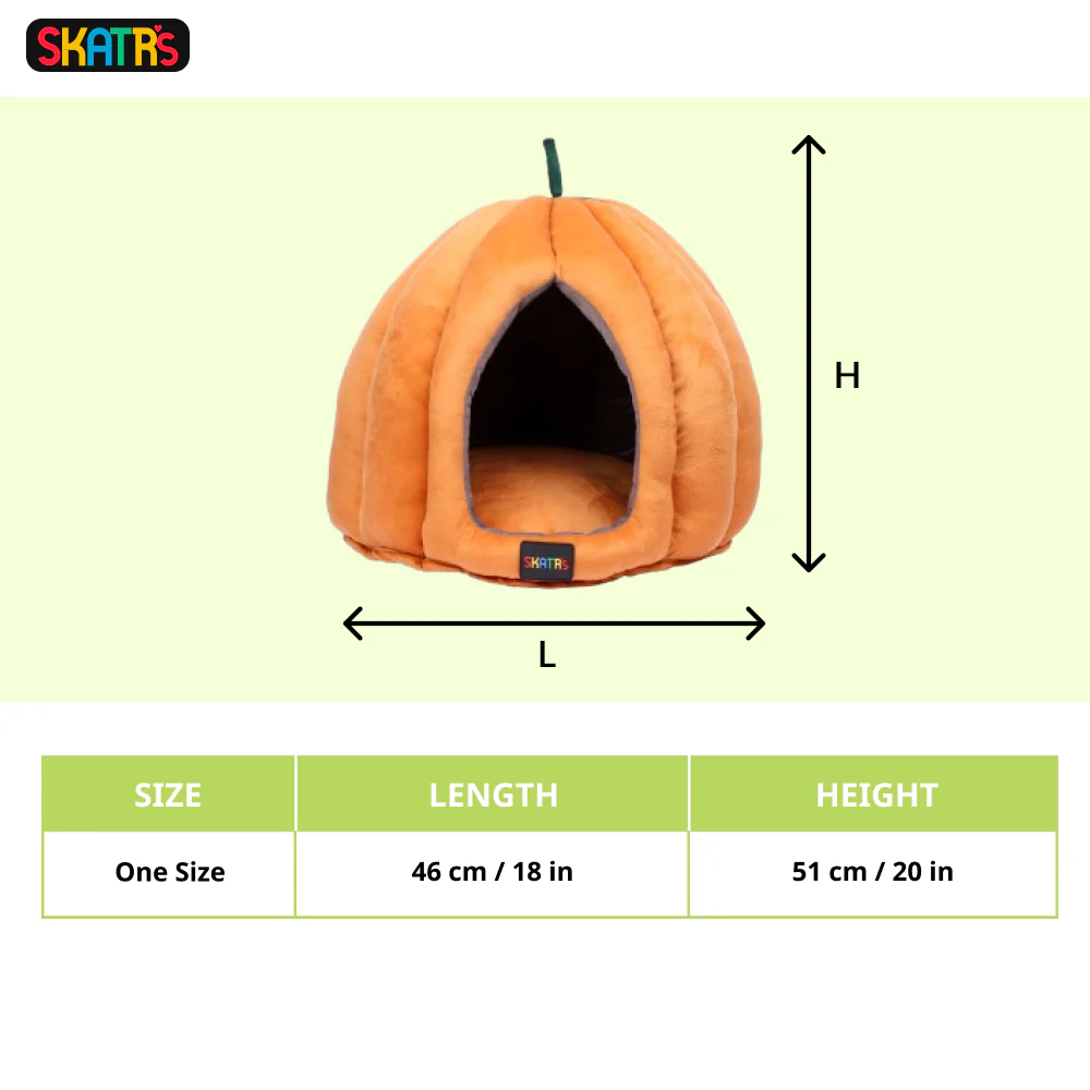 Skatrs Pumpkin Spice House for Cats and Small Dogs - Image 5