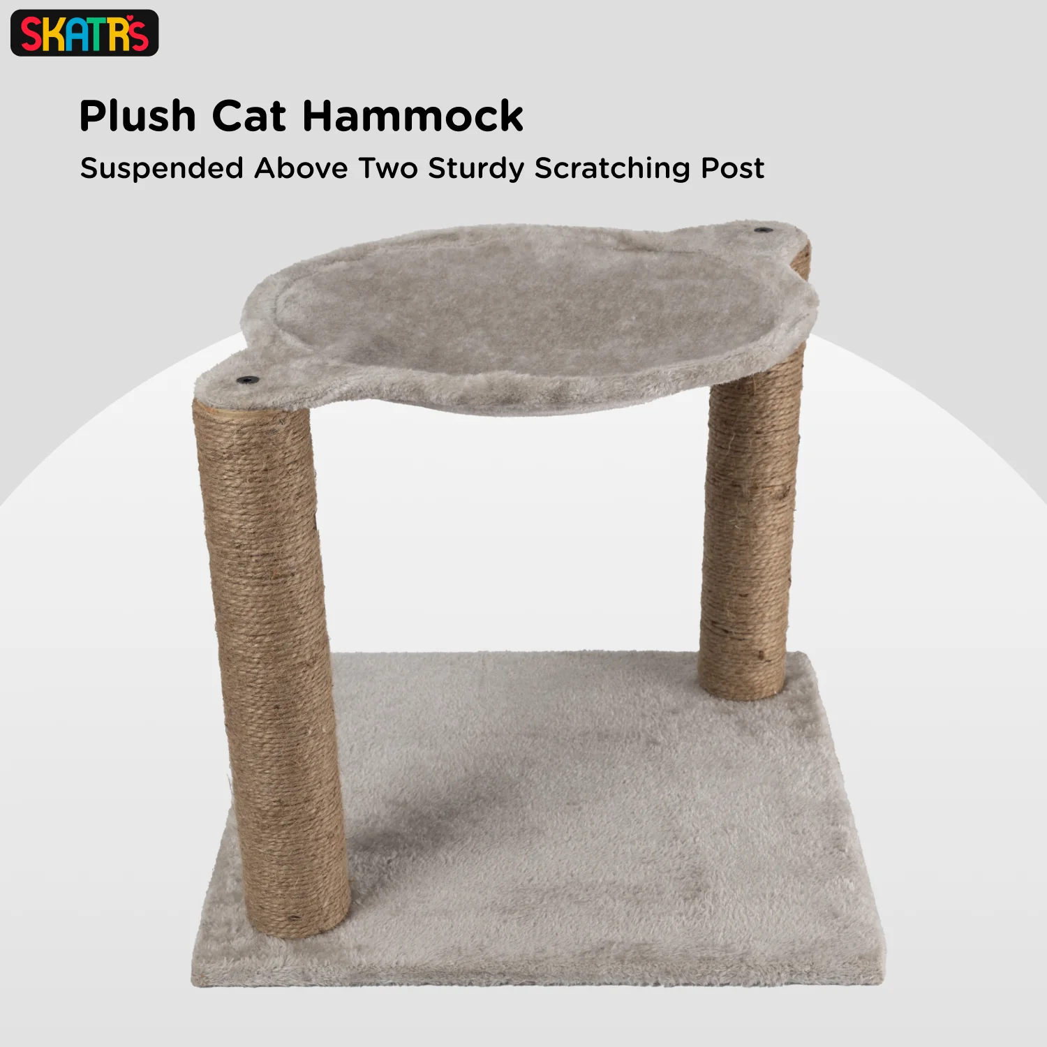 Skatrs Claw Tower Cat Tree with Hammock and Dual Scratching Post Toy - Image 3