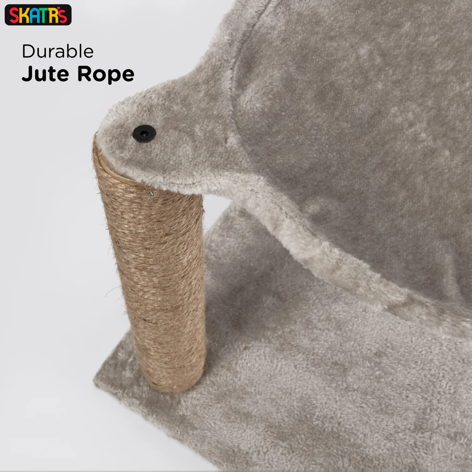 Skatrs Claw Tower Cat Tree with Hammock and Dual Scratching Post Toy - Image 4