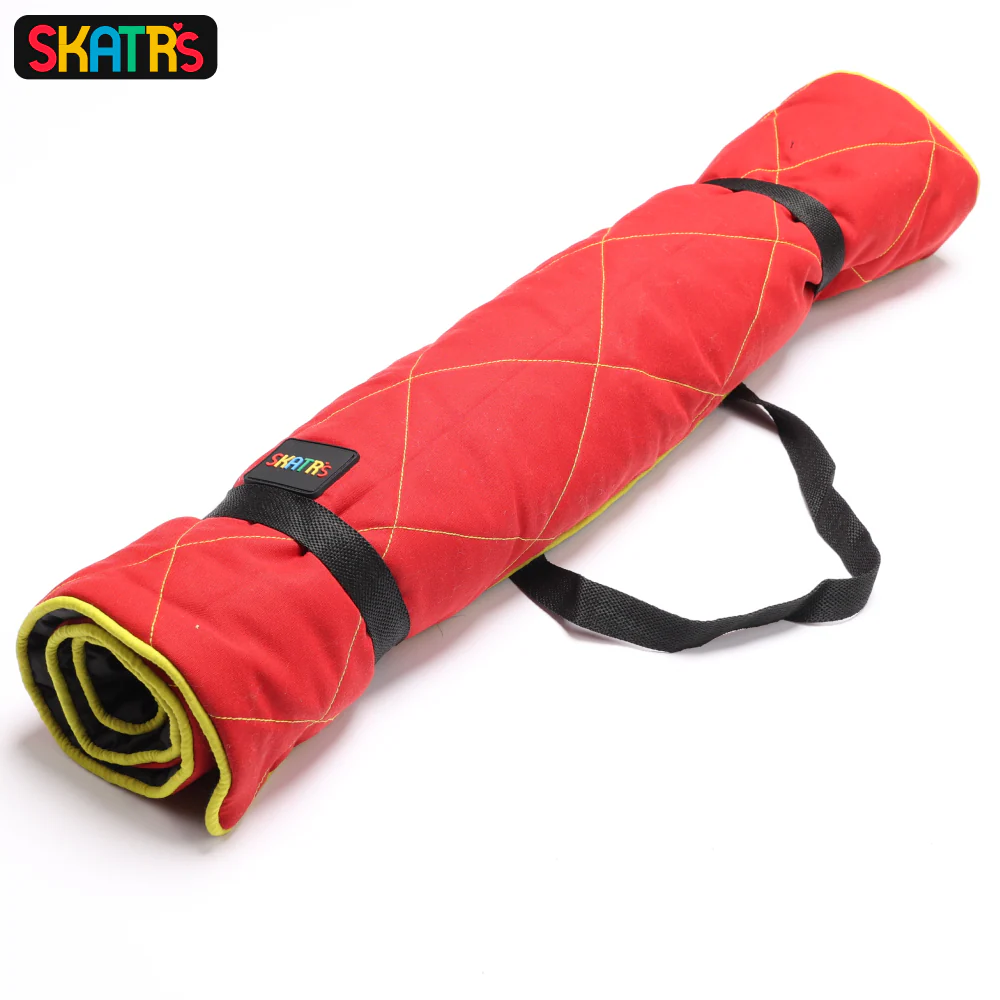 Skatrs Foldable Quilted Mat for Dogs and Cats (Red) - Image 4
