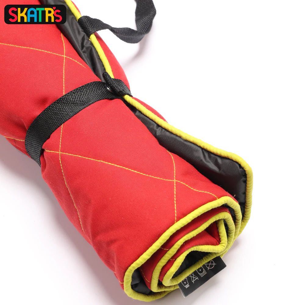 Skatrs Foldable Quilted Mat for Dogs and Cats (Red) - Image 5