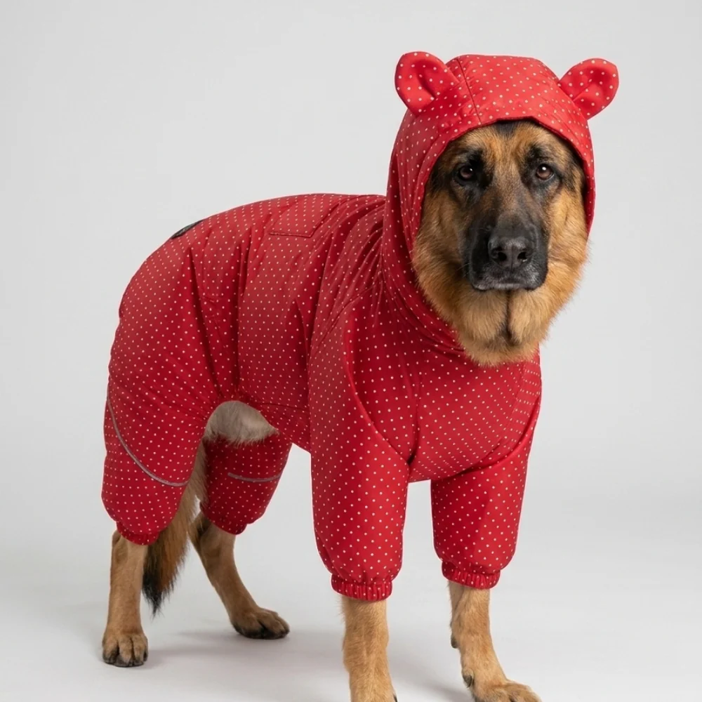 Skatrs Raincoat for Dogs (Red) - Image 6