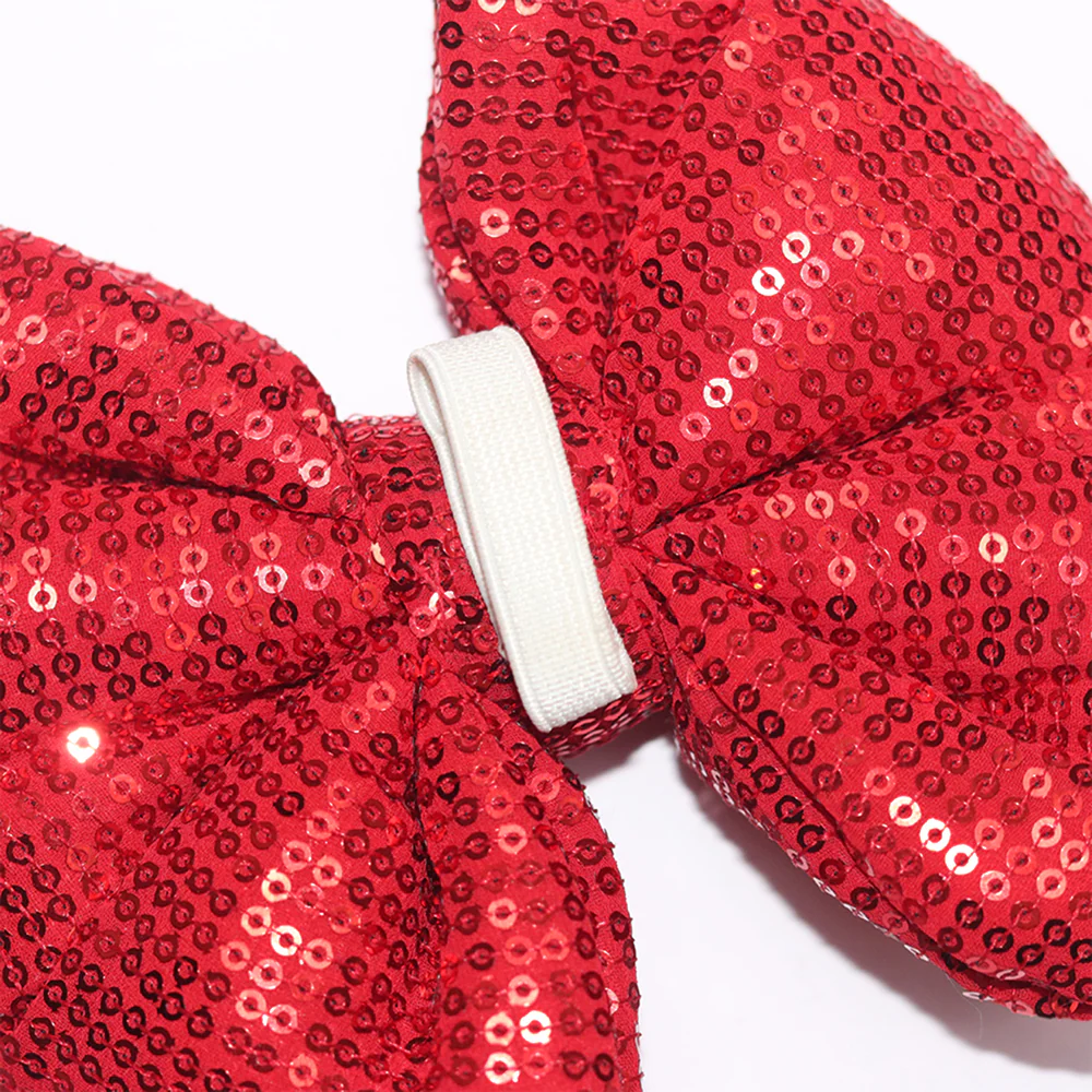 Skatrs Red Glitter Bow for Dogs and Cats - Image 4