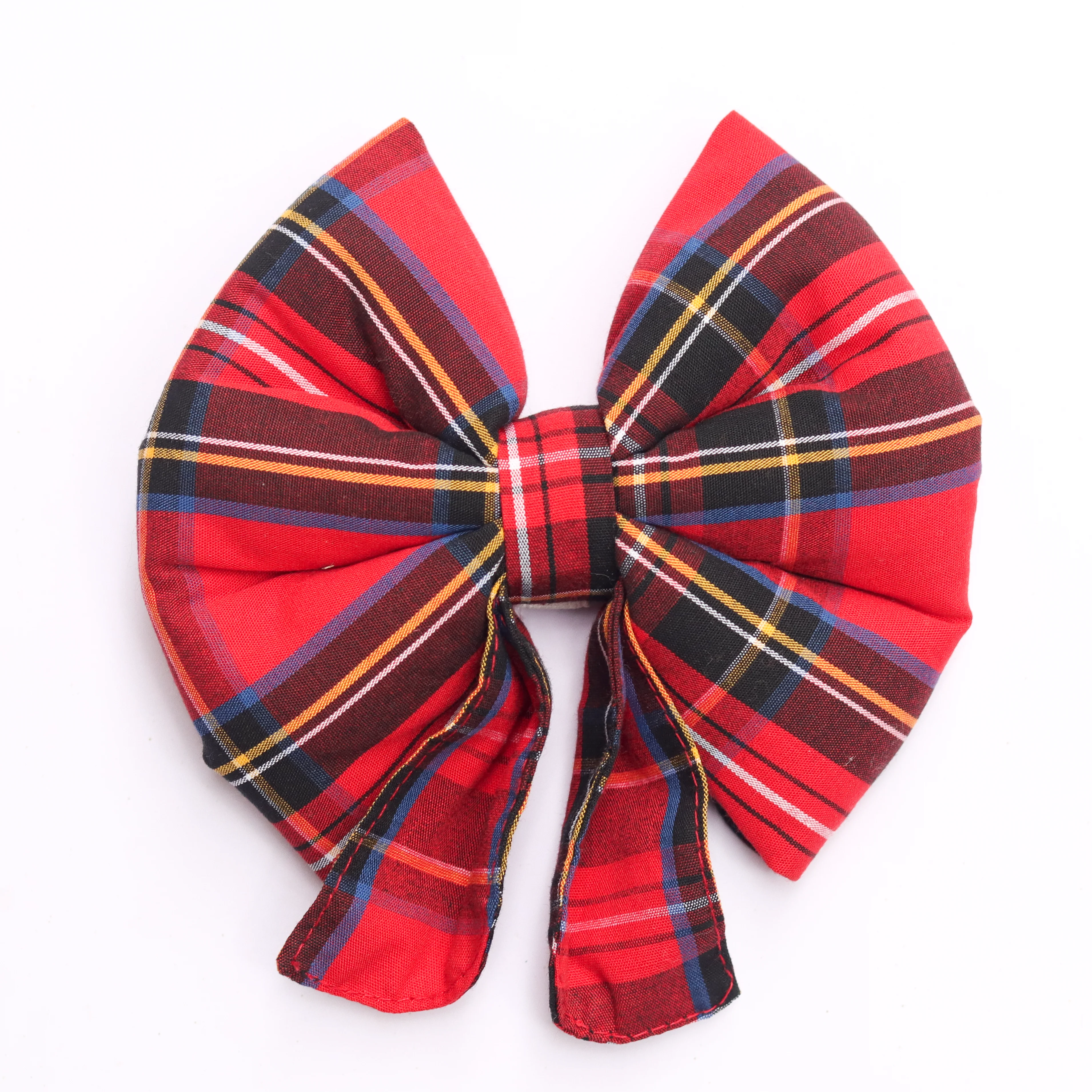 Skatrs Checkered Scottish Red Bow for Dogs and Cats - Image 3