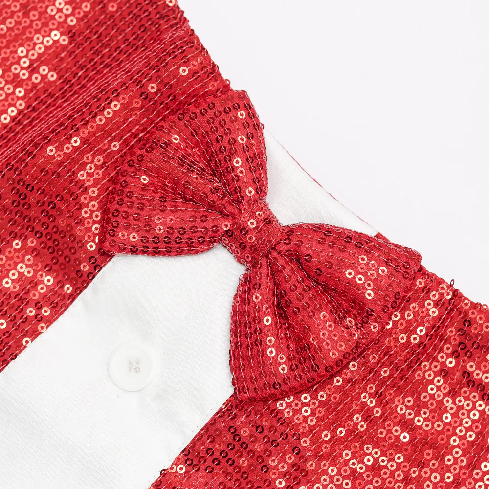 Skatrs Red Tuxedo Party Bandana for Dogs and Cats - Image 6