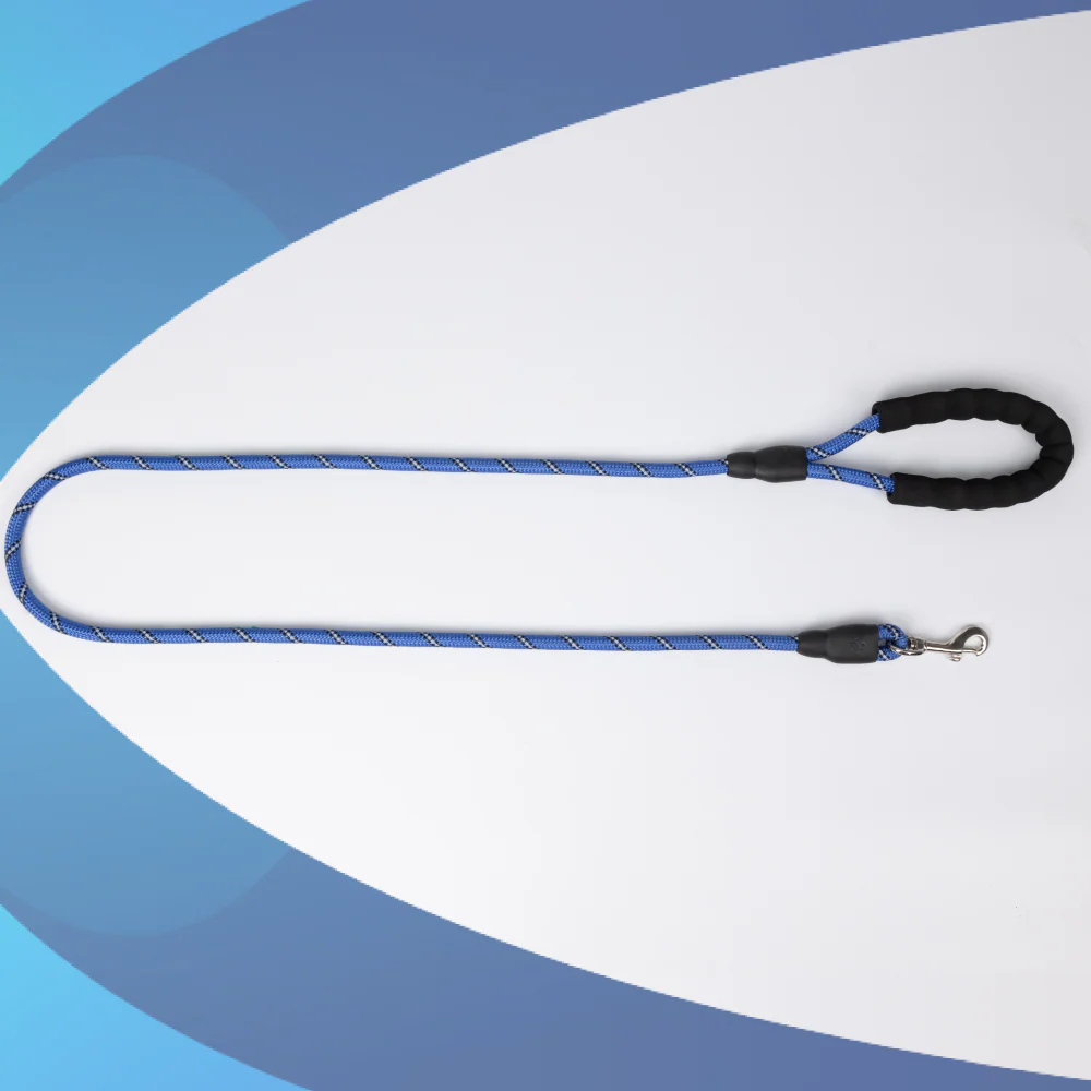 Skatrs Reflective Nylon Rope Leash for Dogs (Blue) - Image 2