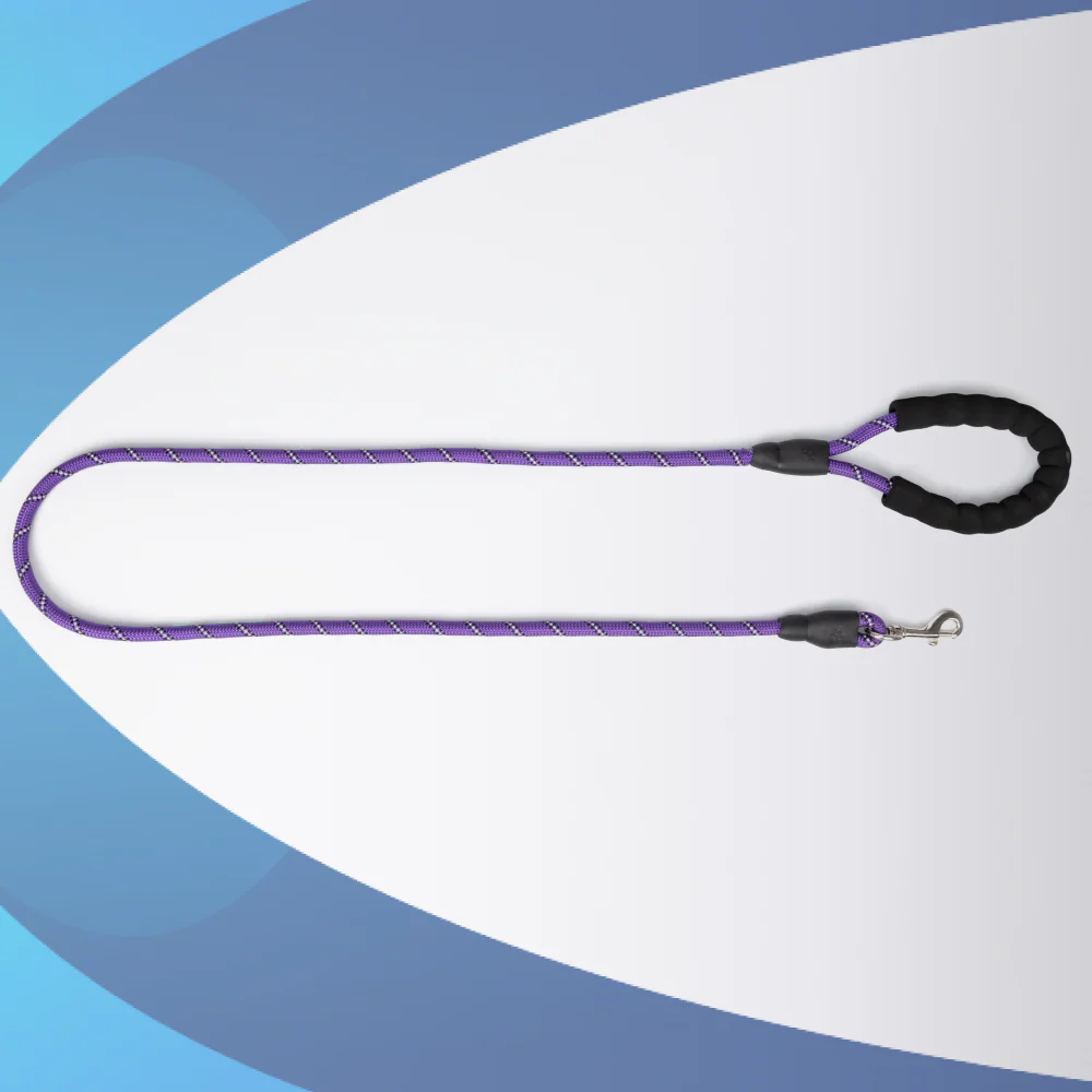 Skatrs Reflective Nylon Rope Leash for Dogs (Purple) - Image 8