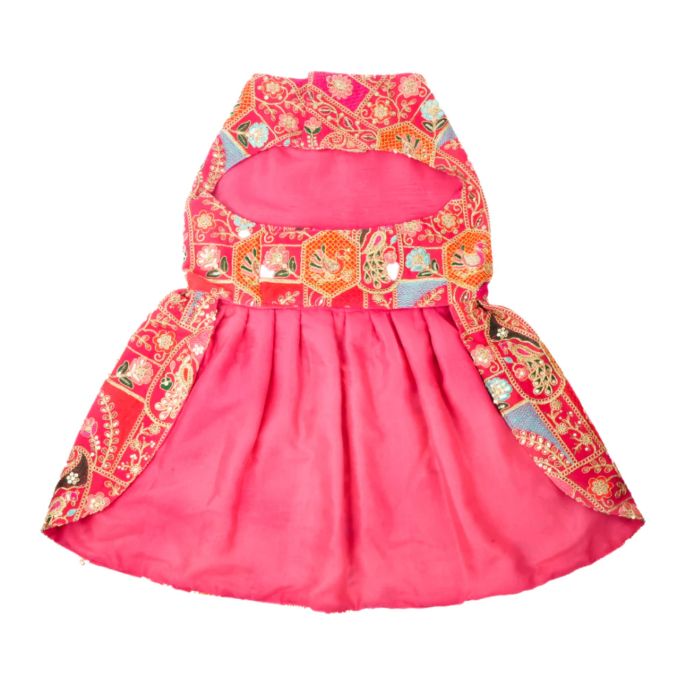 Skatrs Royale Lehenga for cats and dogs (Pink) - Image 10