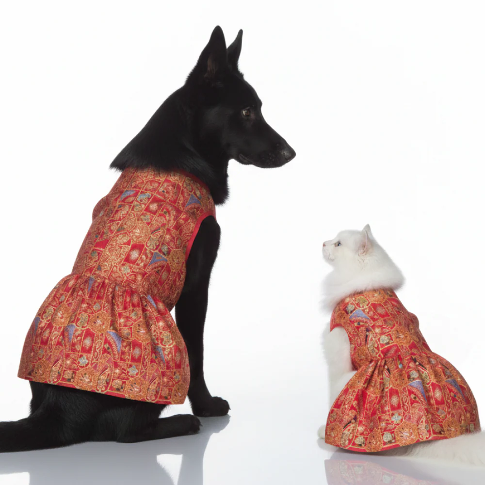 Skatrs Royale Lehenga for cats and dogs (Pink) - Image 13