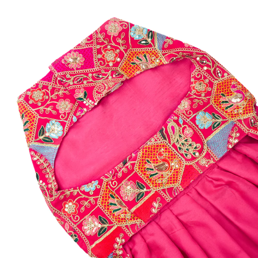 Skatrs Royale Lehenga for cats and dogs (Pink) - Image 9