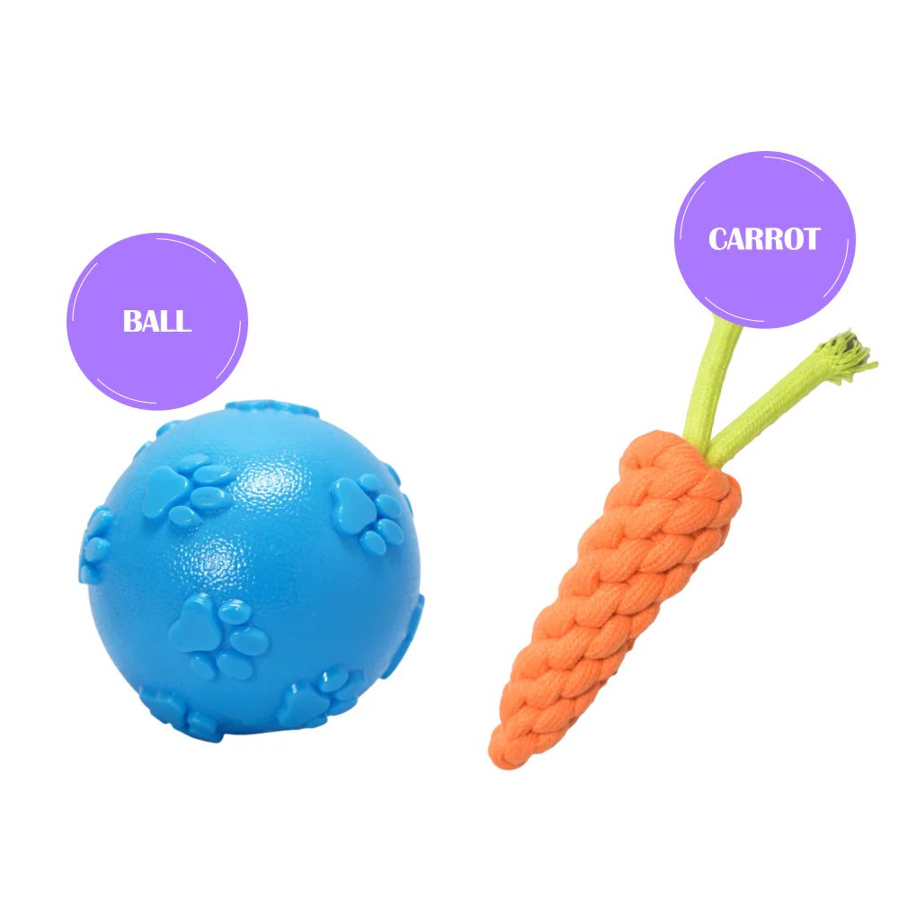 Skatrs Latex Squeaky Paw Ball Toy for Dogs | Safe, Durable Playing & Fetching Toy | For Medium Chewers - Image 4