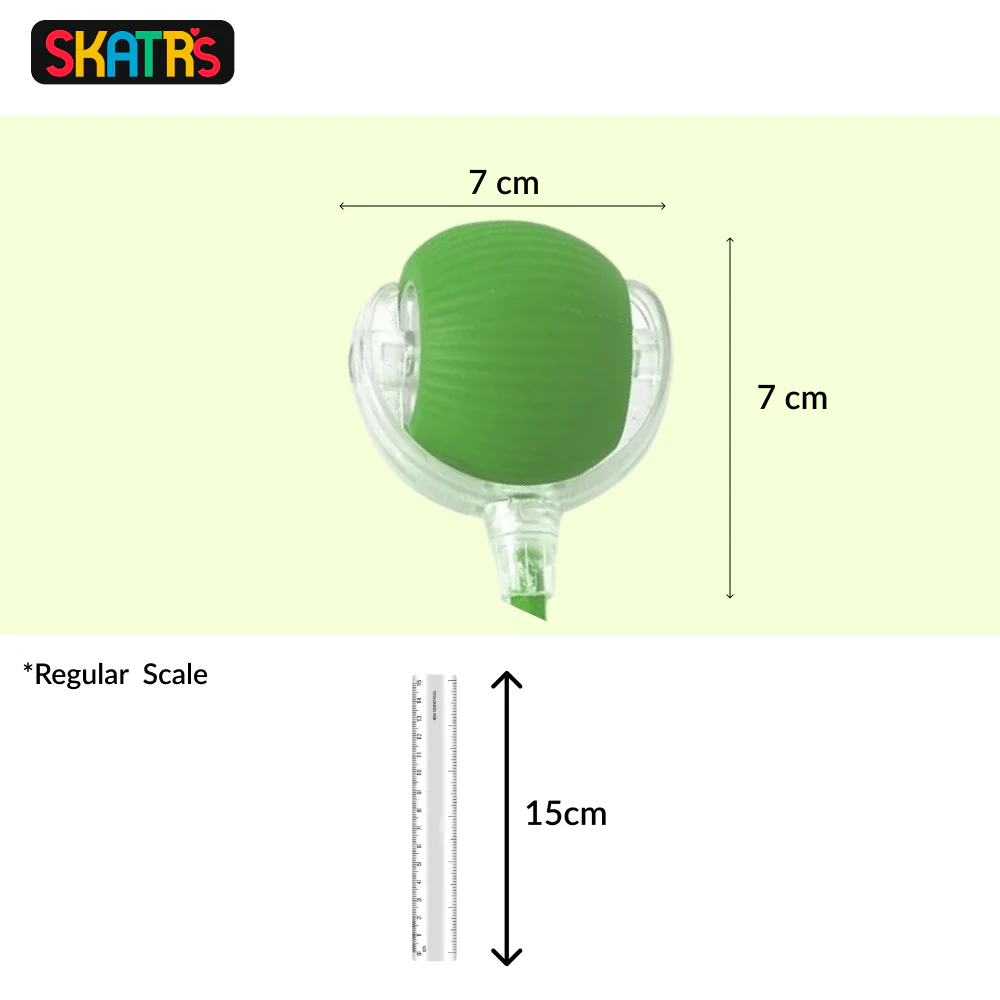 Skatrs Smart Running Ball with String Toy for Cats (Green) - Image 2