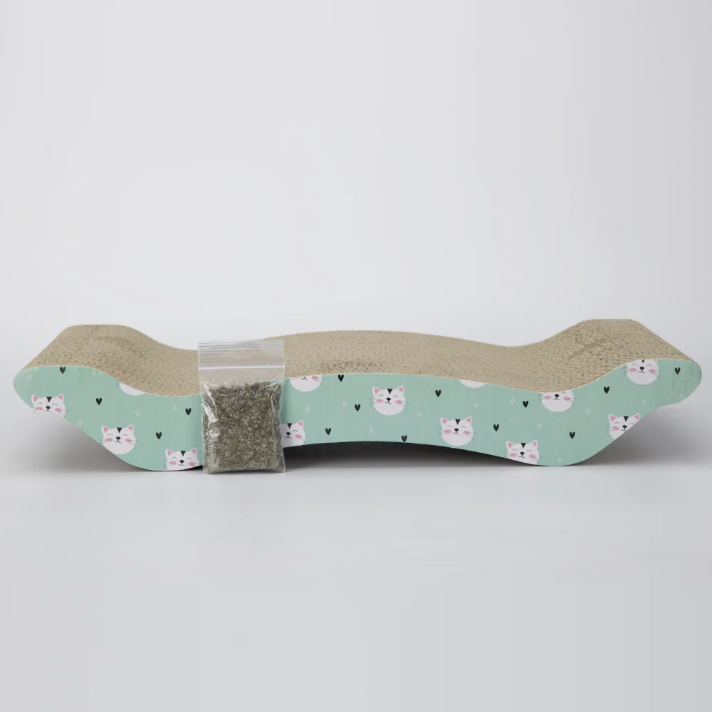 Skatrs Scratch Away Cat Scratcher with 2g Premium Catnip Free