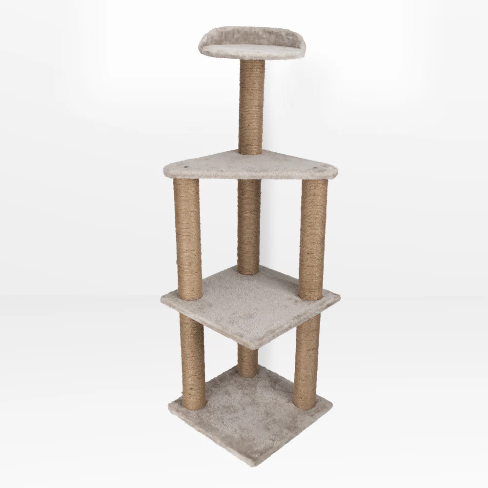 Skatrs Scratchy Wonderland Jumbo Multi Level Cat Tree with Sisal Posts Toy