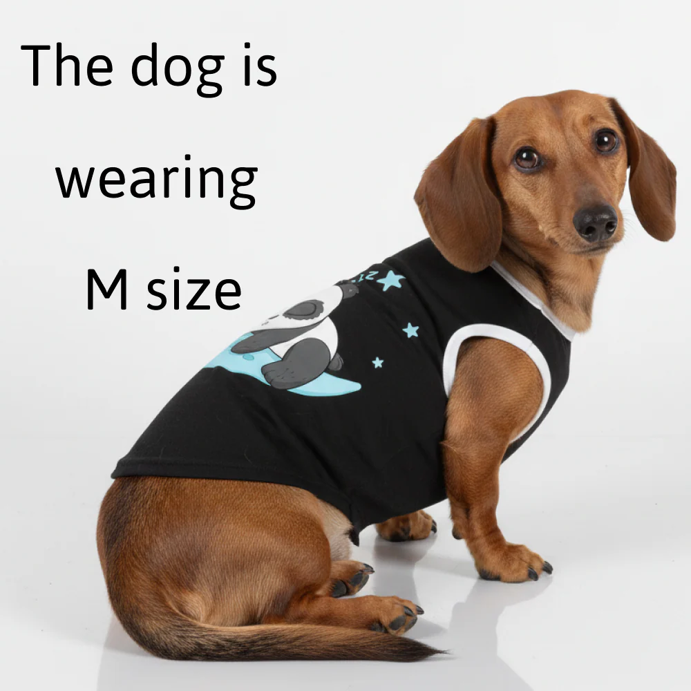 Skatrs Sleeping Panda Cotton T shirt for Dogs and Cats - Image 12