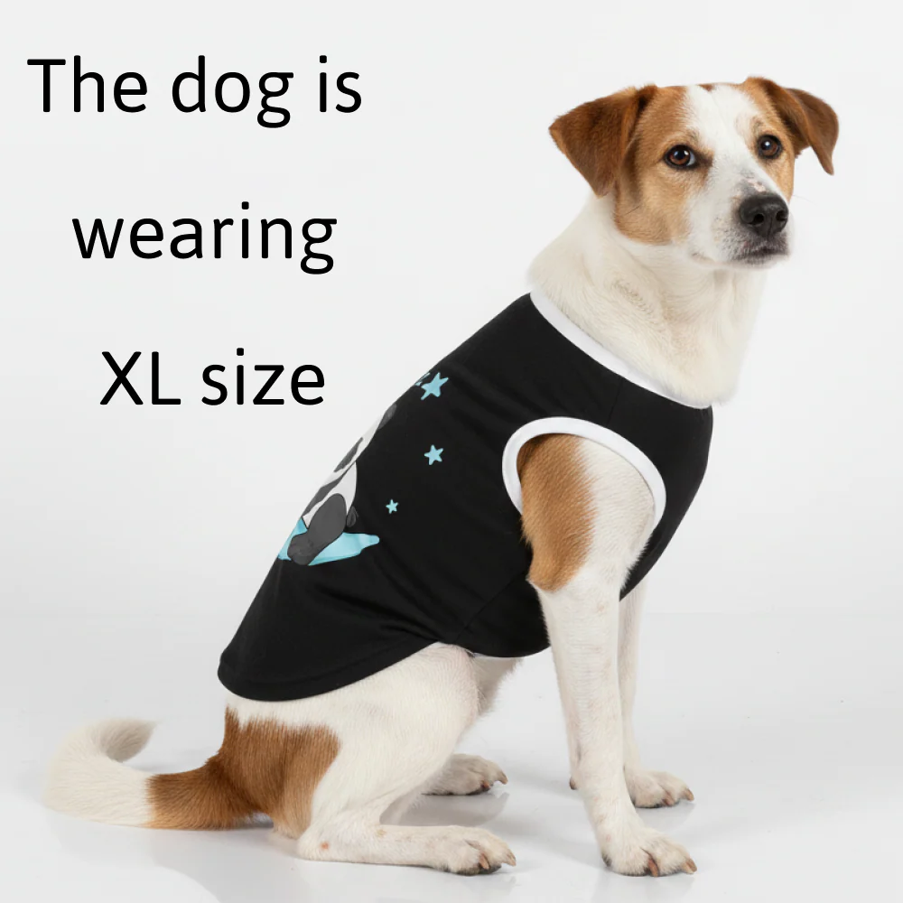 Skatrs Sleeping Panda Cotton T shirt for Dogs and Cats - Image 14