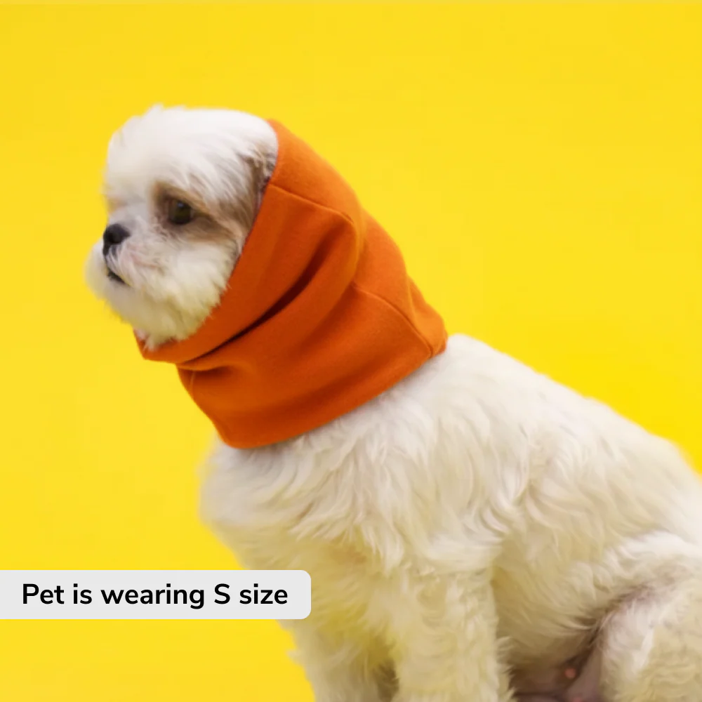 Skatrs Cold and Sound Protection Ear Muffs for Dogs and Cats (Orange) - Image 7