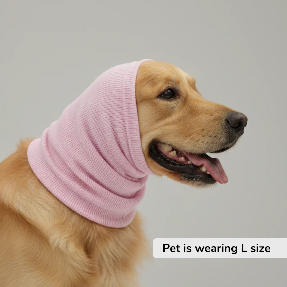 Skatrs Cold and Sound Protection Ear Muffs for Dogs and Cats (Pink) - Image 2