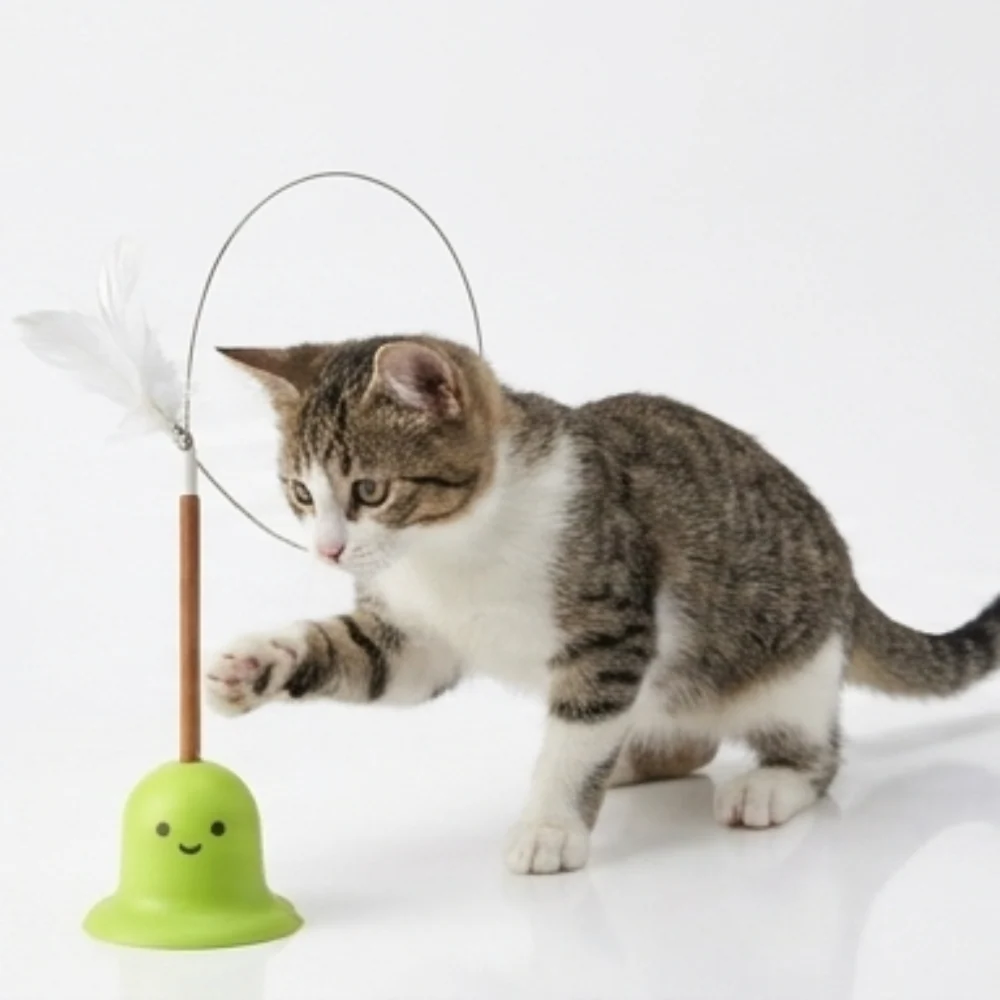 Skatrs Suction Cup Tease Stick with Feather Wand Toy for Cats - Image 2