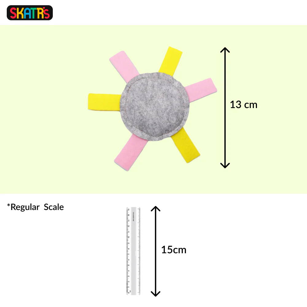 Skatrs Sunny Bun Sunflower Catnip Toy for Cats - Image 2