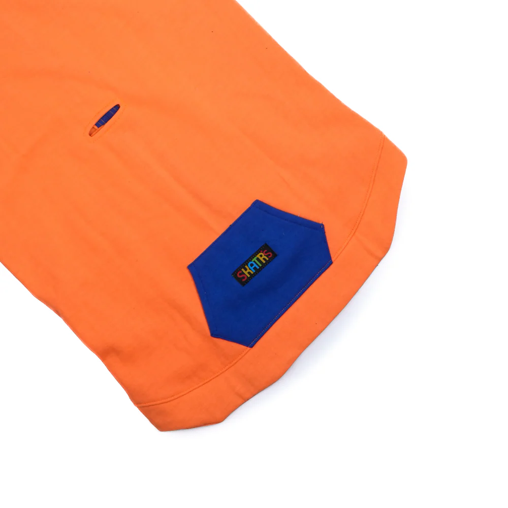 Skatrs Sunset Splash In-Style Hoodie For Dogs and Cats (Orange & Blue) - Image 10