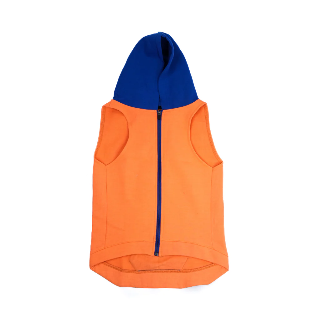 Skatrs Sunset Splash In-Style Hoodie For Dogs and Cats (Orange & Blue) - Image 7