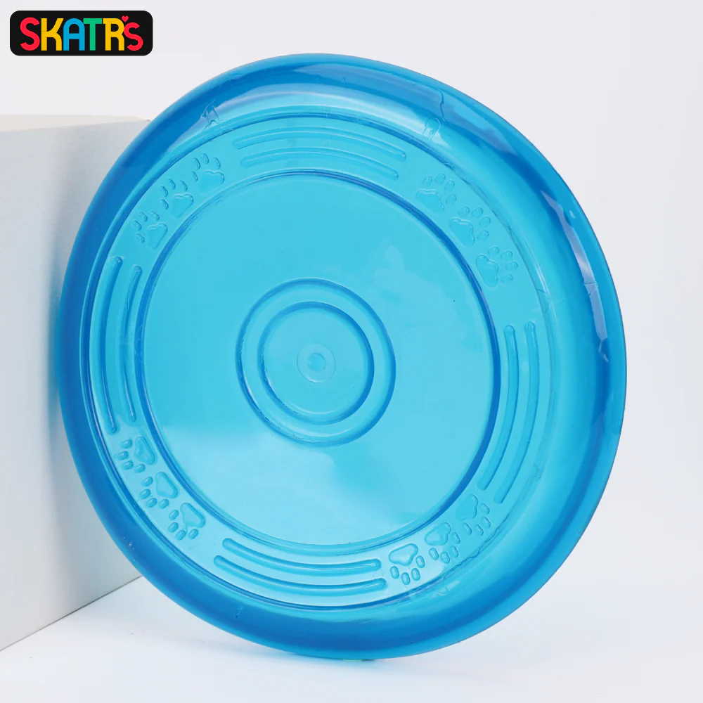 Skatrs Super Flyer Frisbee Toy for Dogs (Blue) - Image 4