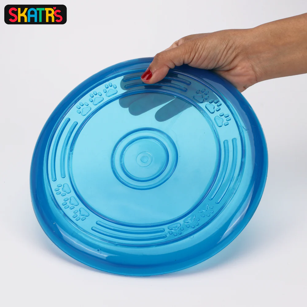 Skatrs Super Flyer Frisbee Toy for Dogs (Blue) - Image 5