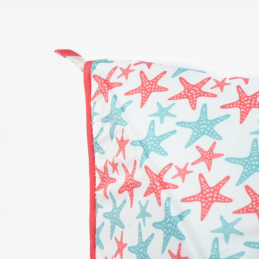 Skatrs Cozy Tent for Cats, Kittens and Small Dogs (Coral Red and Blue) - Image 10