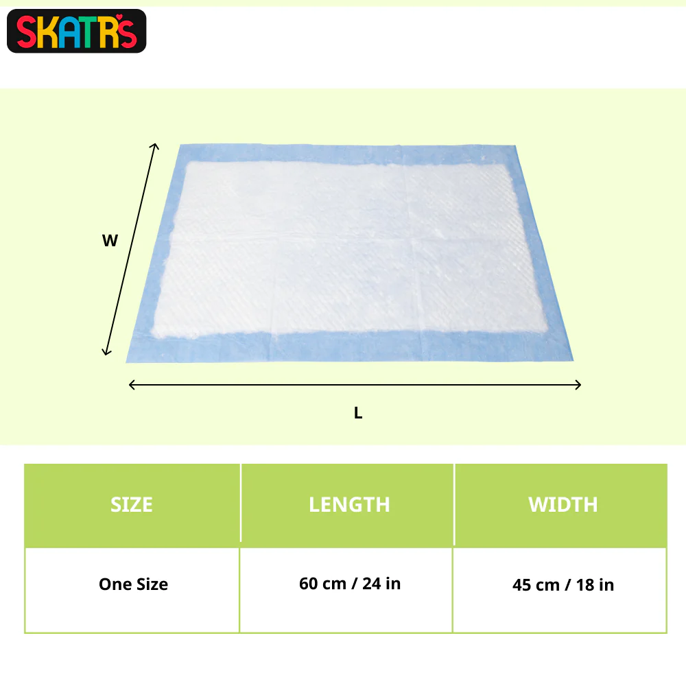Skatrs Training Pee Pads for Dogs and Cats (45x60cm) - Image 2