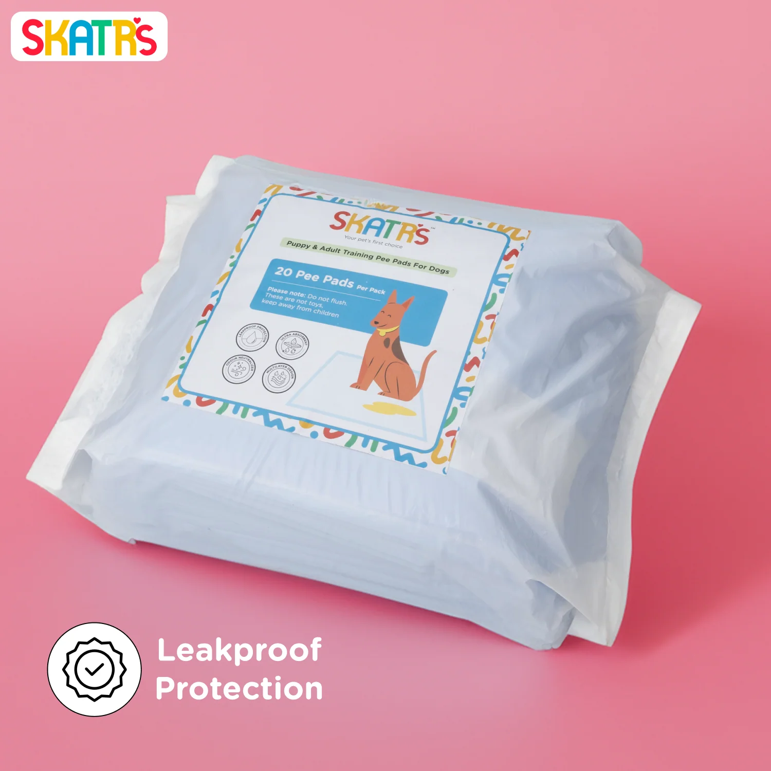 Skatrs Training Pee Pads for Dogs and Cats (45x60cm) - Image 4