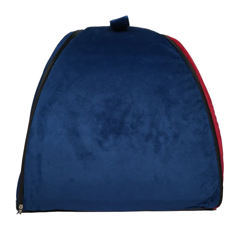 Skatrs Travel Burrow Cozy Portable Home for Dogs and Cats (Red/Yellow/Blue) - Image 4